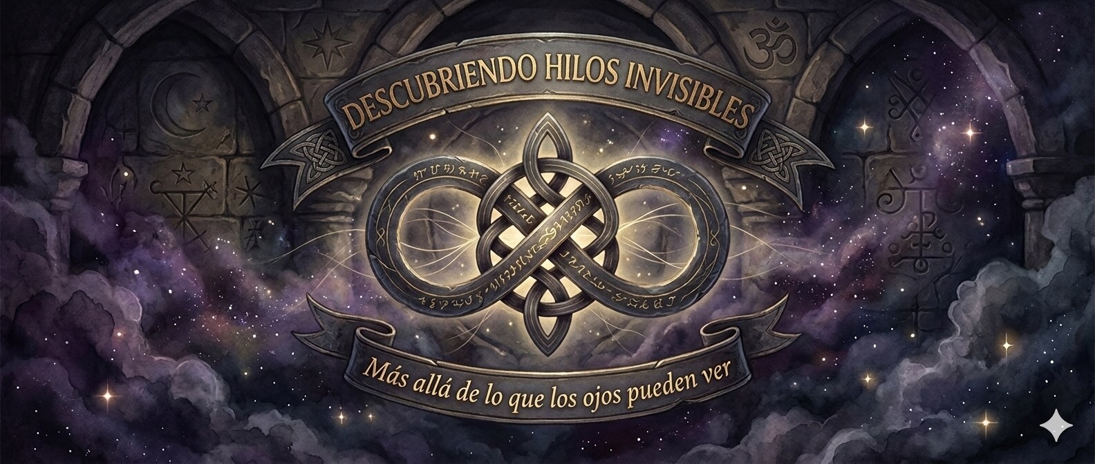 Descubriendo Hilos Invisibles - ilustración del ojo y las manos